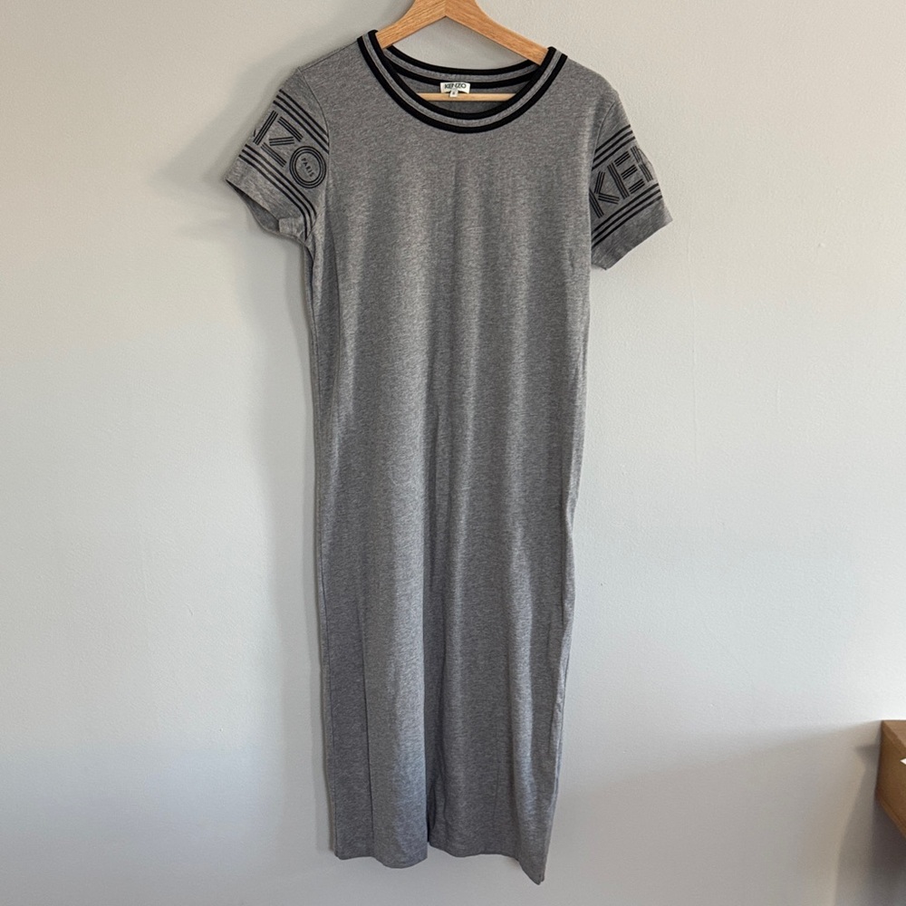 Kenzo Gray Midi Dress